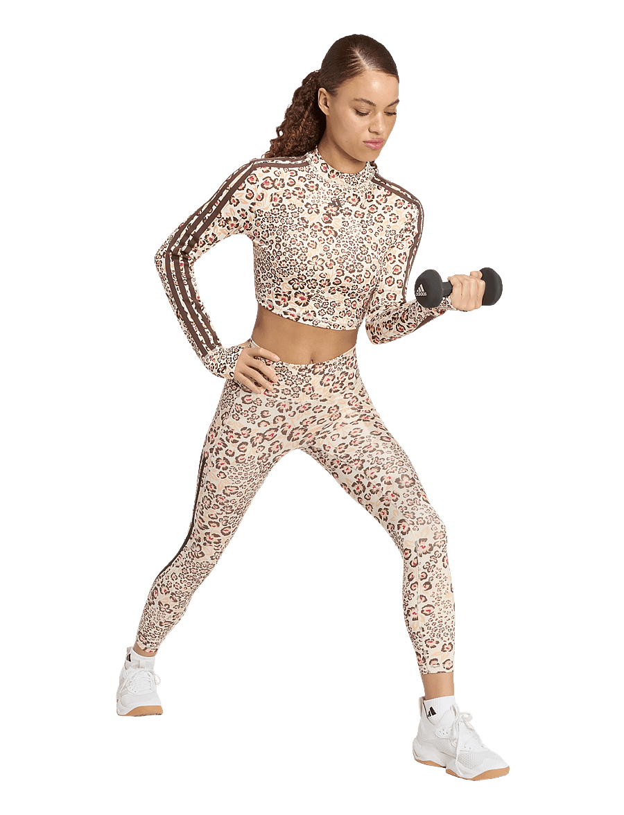 adidas Performance - TRN LONG SLEEVE - ecrtin/shabrn/multco - 0