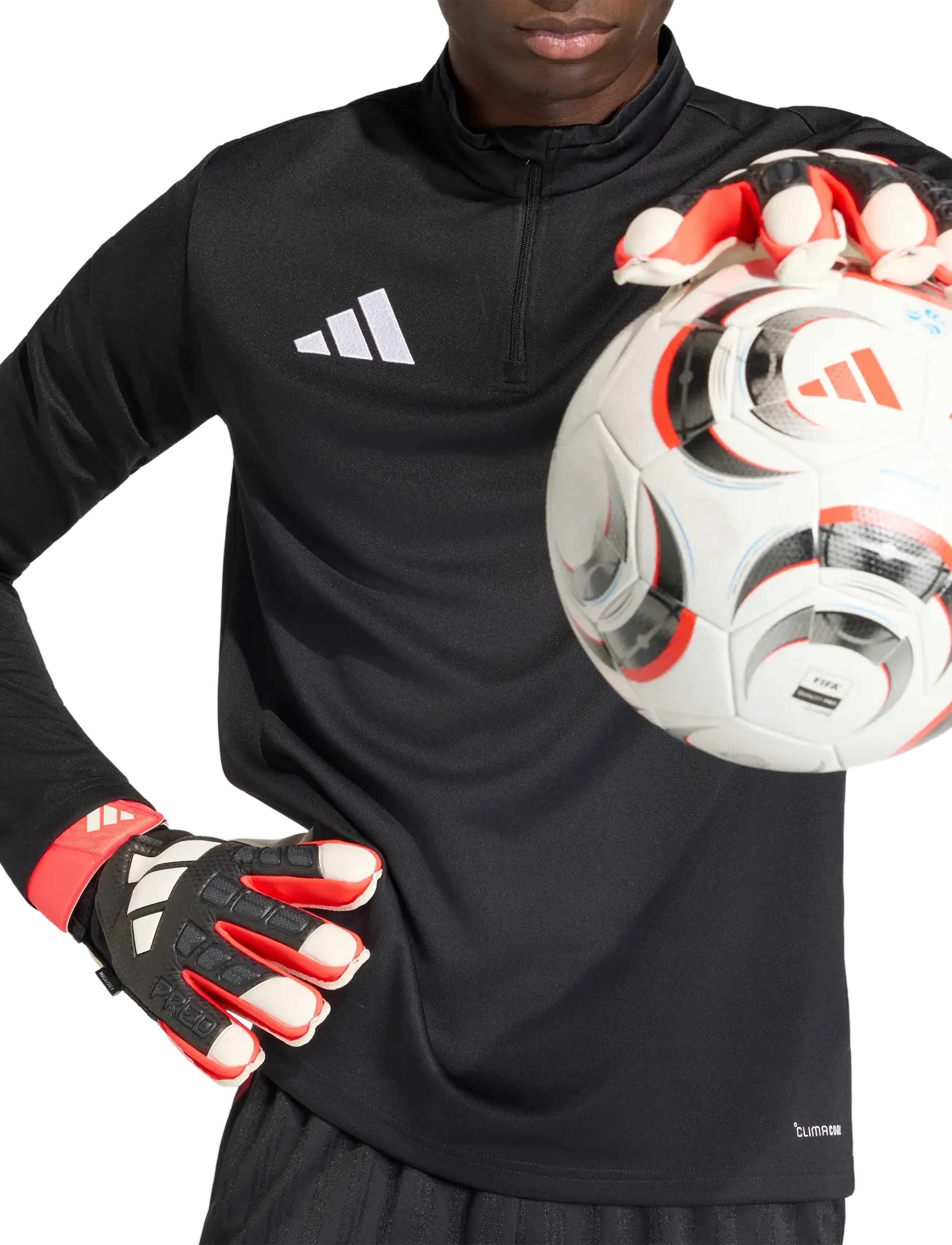 adidas Performance - PRED GL MTC FS - fotbollshandskar - black/black/white - 4