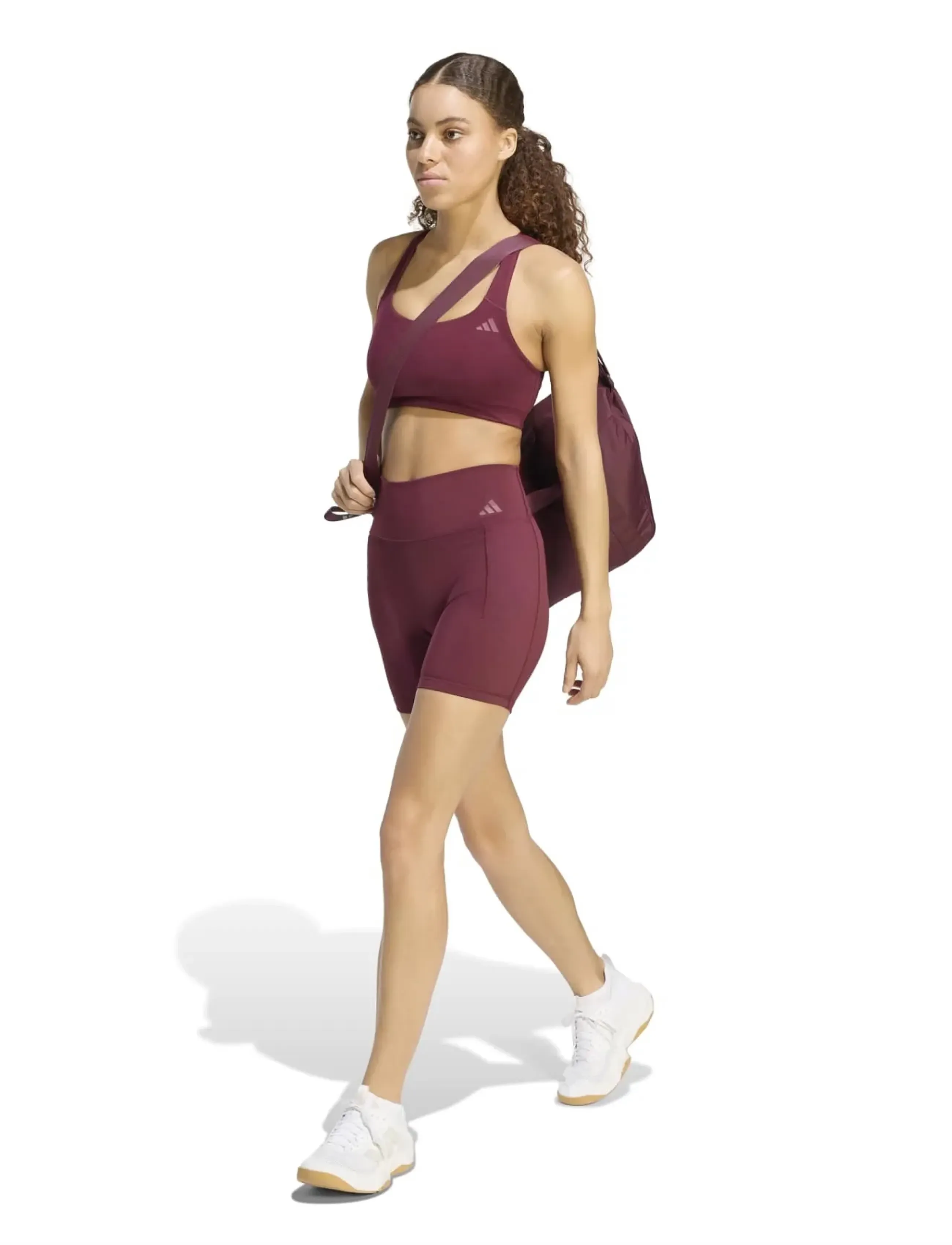 adidas Performance - OPT SHO L - freizeit shorts - maroon - 2