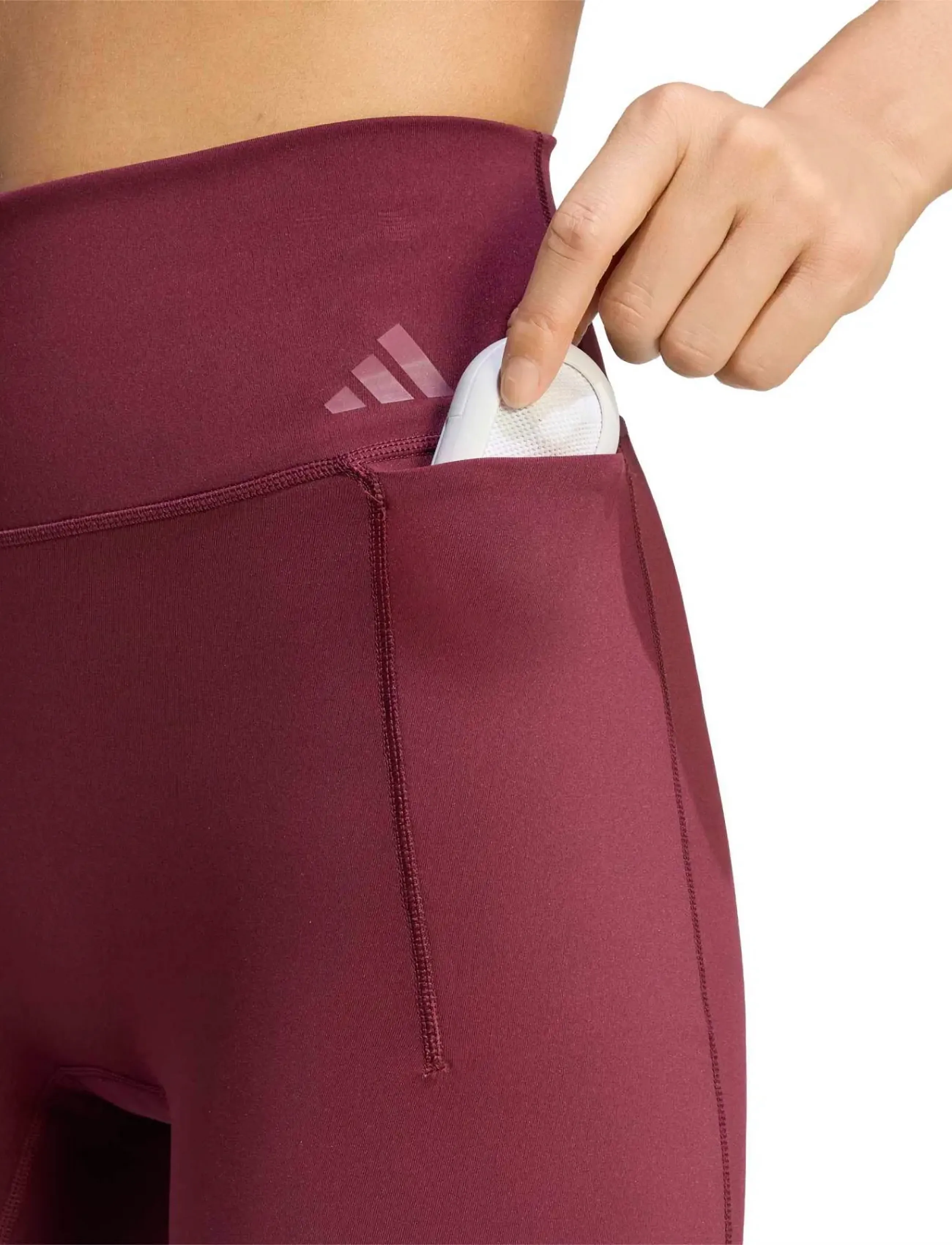 adidas Performance - OPT SHO L - freizeit shorts - maroon - 5
