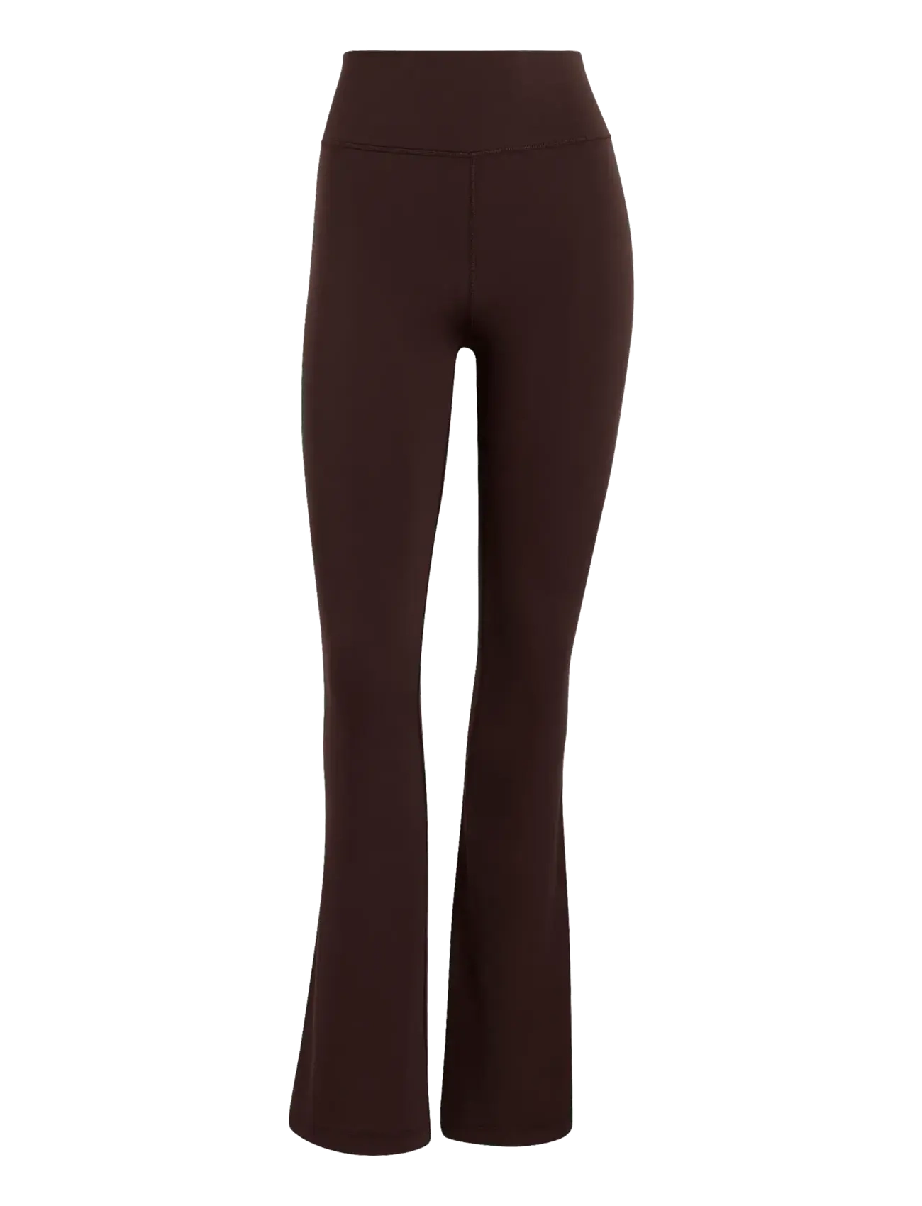 adidas Performance ALLME ESS FLARE - Running & training tights - AUCO / brown