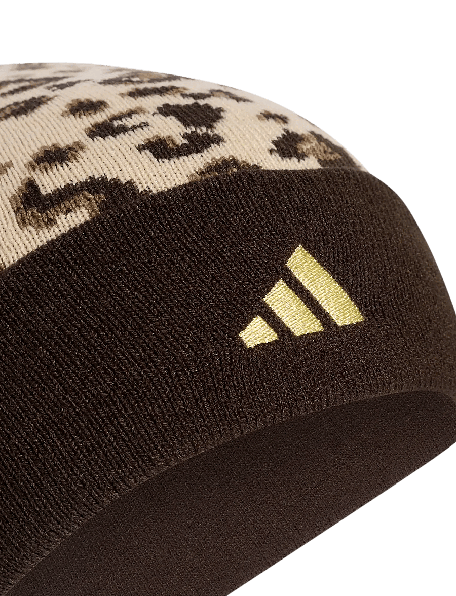 adidas Performance - LEO BEANIE - mützen - crli/dbrown/goldmt - 2
