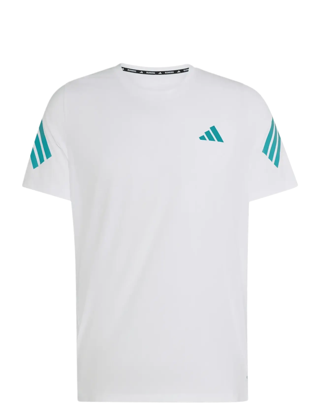 adidas Performance ADI365/// T M - T-Shirts - WHITE/BLACK/EQTGRN / white