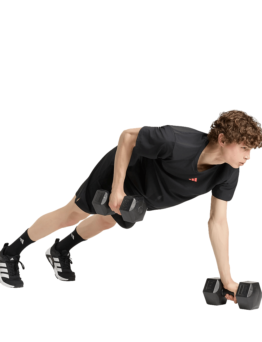 adidas Performance - 3D WC TEE - t-shirts - black - 0