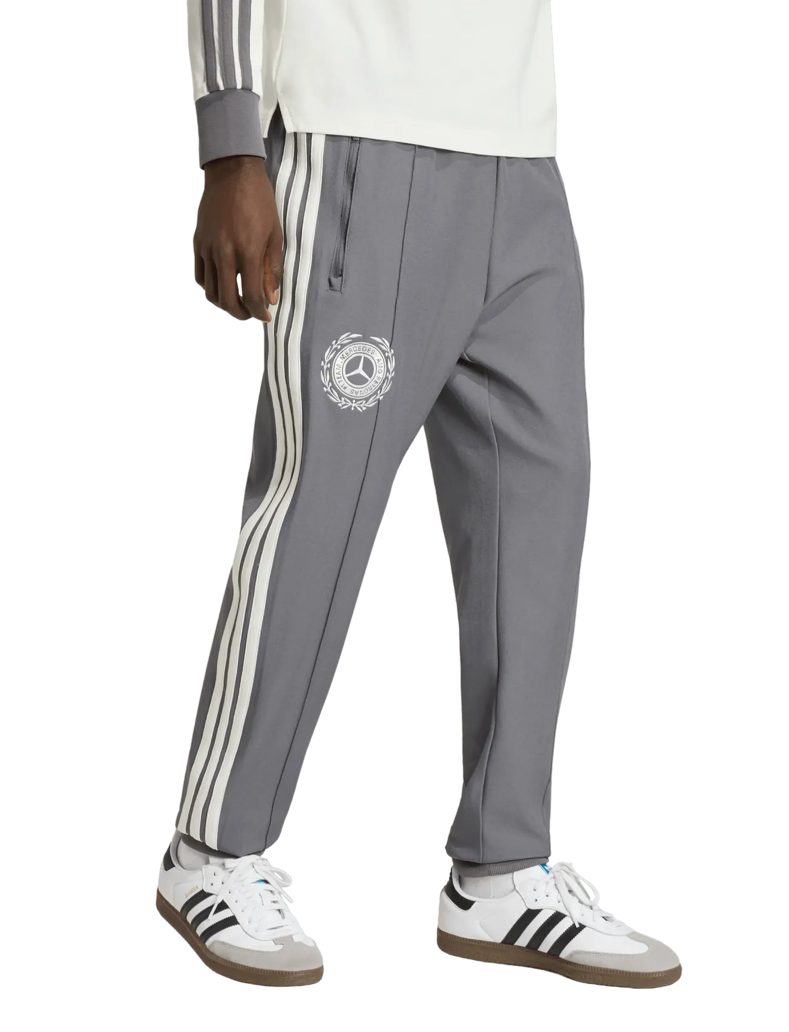 adidas Performance - MER SA ICN PNT - träningsbyxor - granit/owhite - 2