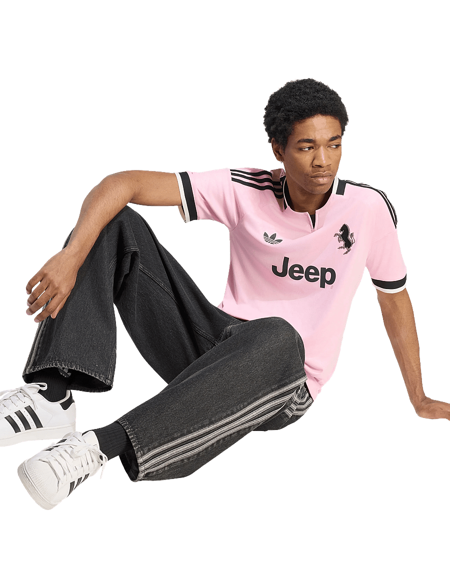 adidas Performance - JUVE A JSY - jalgpallisärgid - trupnk/black - 0
