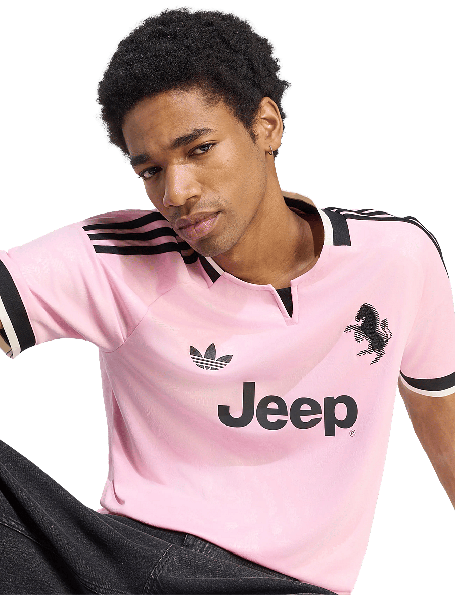 adidas Performance - JUVE A JSY - jalgpallisärgid - trupnk/black - 4