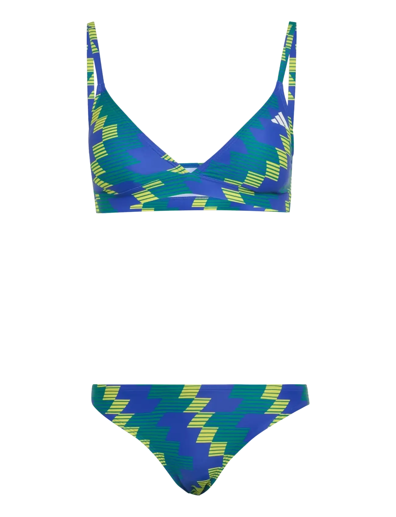 adidas Performance FB AOP TRI BK S - Swimwear - LUCBLU/BGREEN / blue