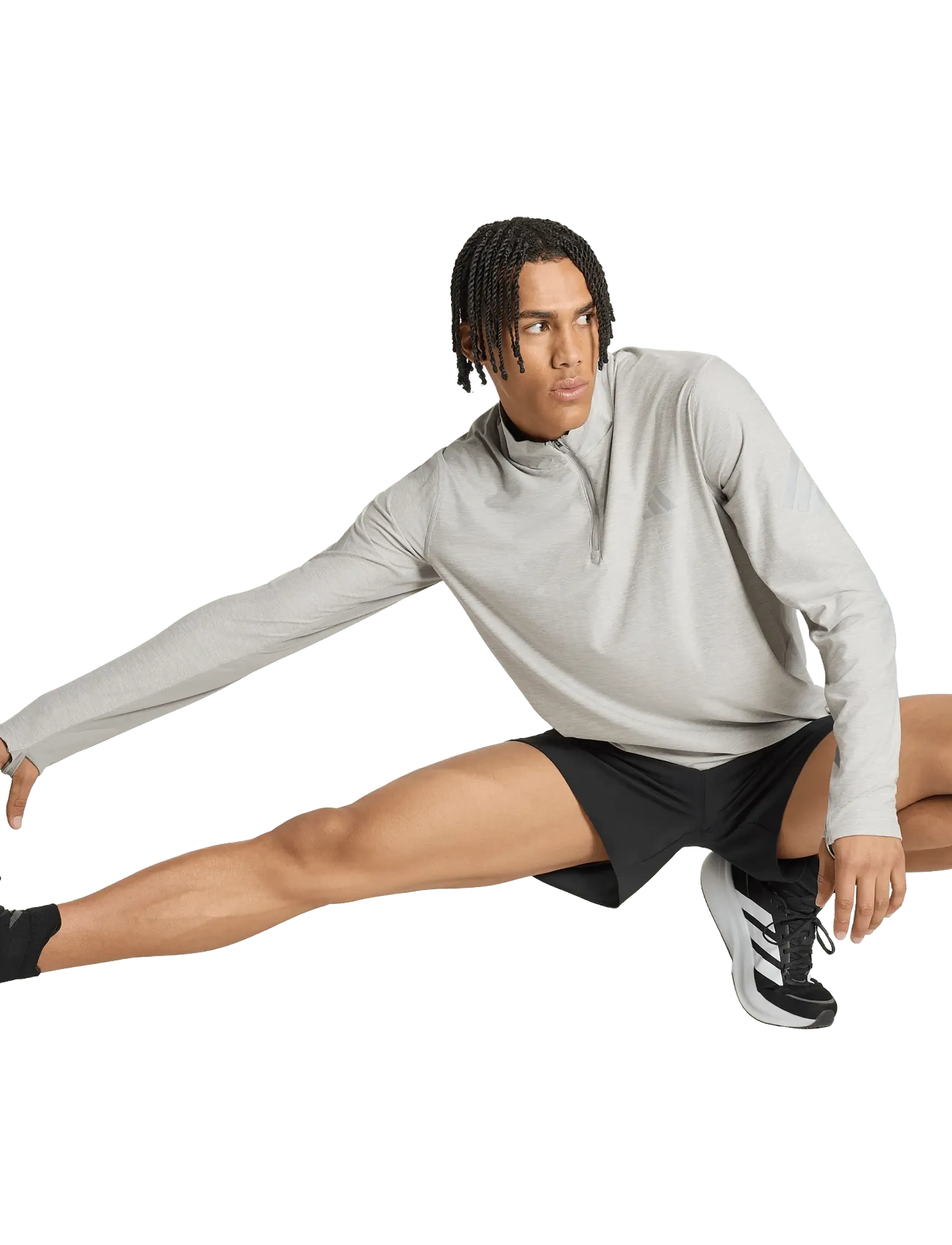 adidas Performance - ADI365/// ZIP M - langarmshirts - mgreyh - 2