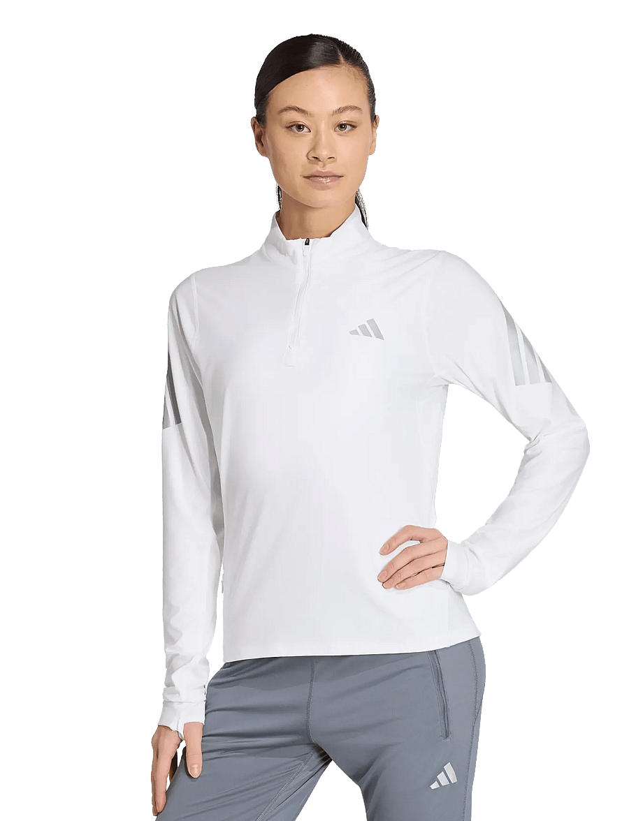 adidas Performance - ADI365/// ZIP W - langarmshirts - white/refsil - 2