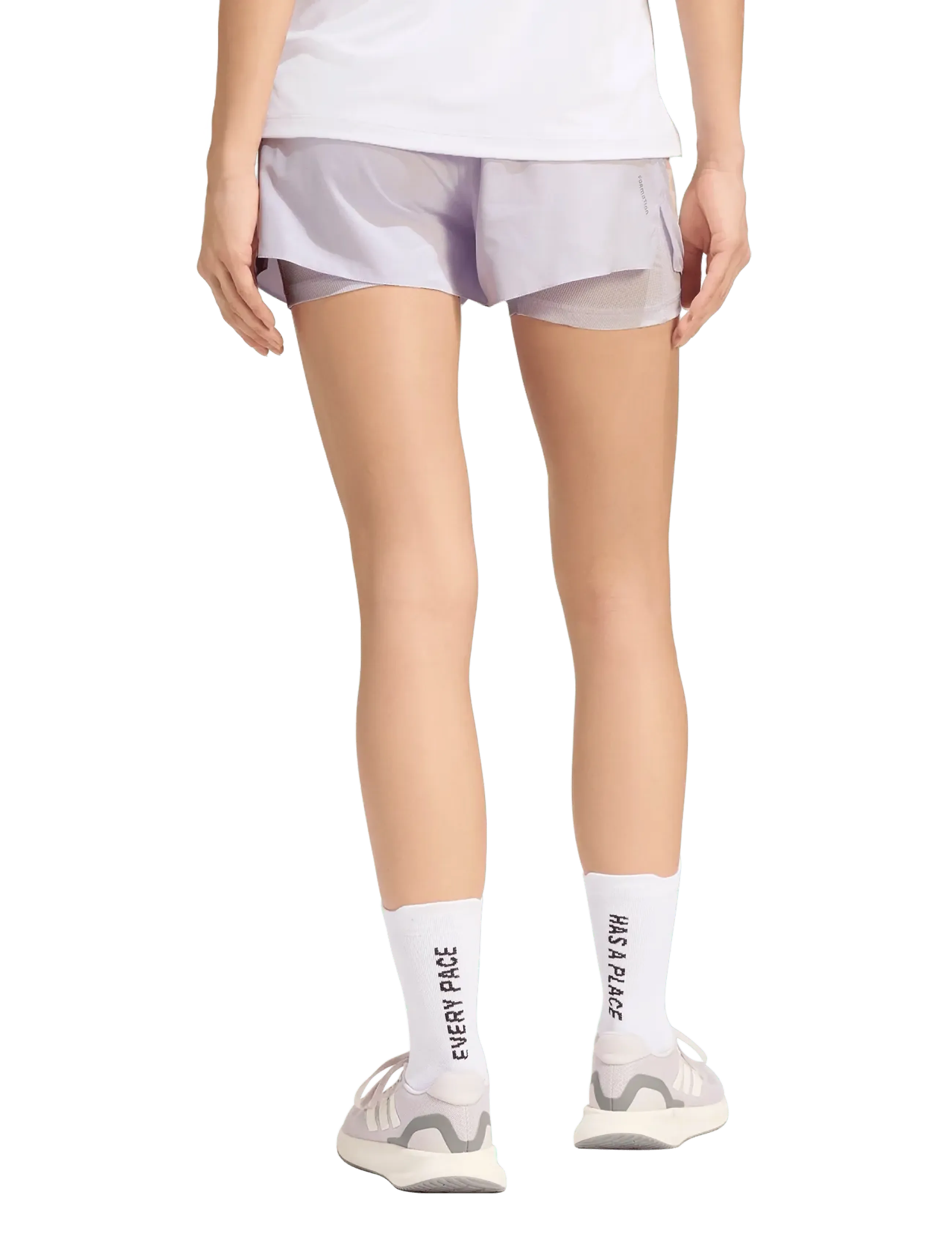 adidas Performance - ADI365/// 2i1 W - lühikesed jooksupüksid - fropur/white - 4