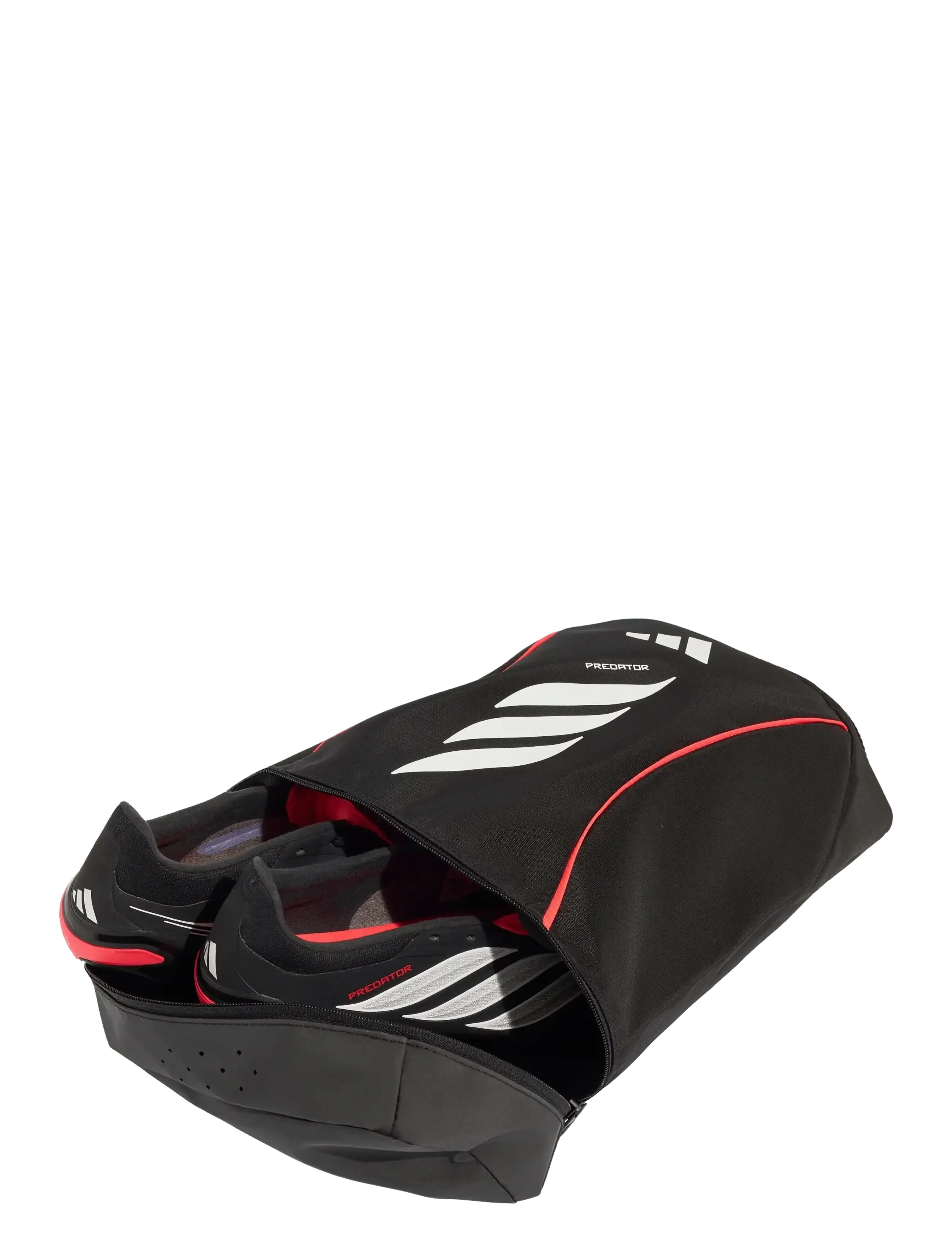 adidas Performance - PRED SHOEBAG - black/lucred/white - 2