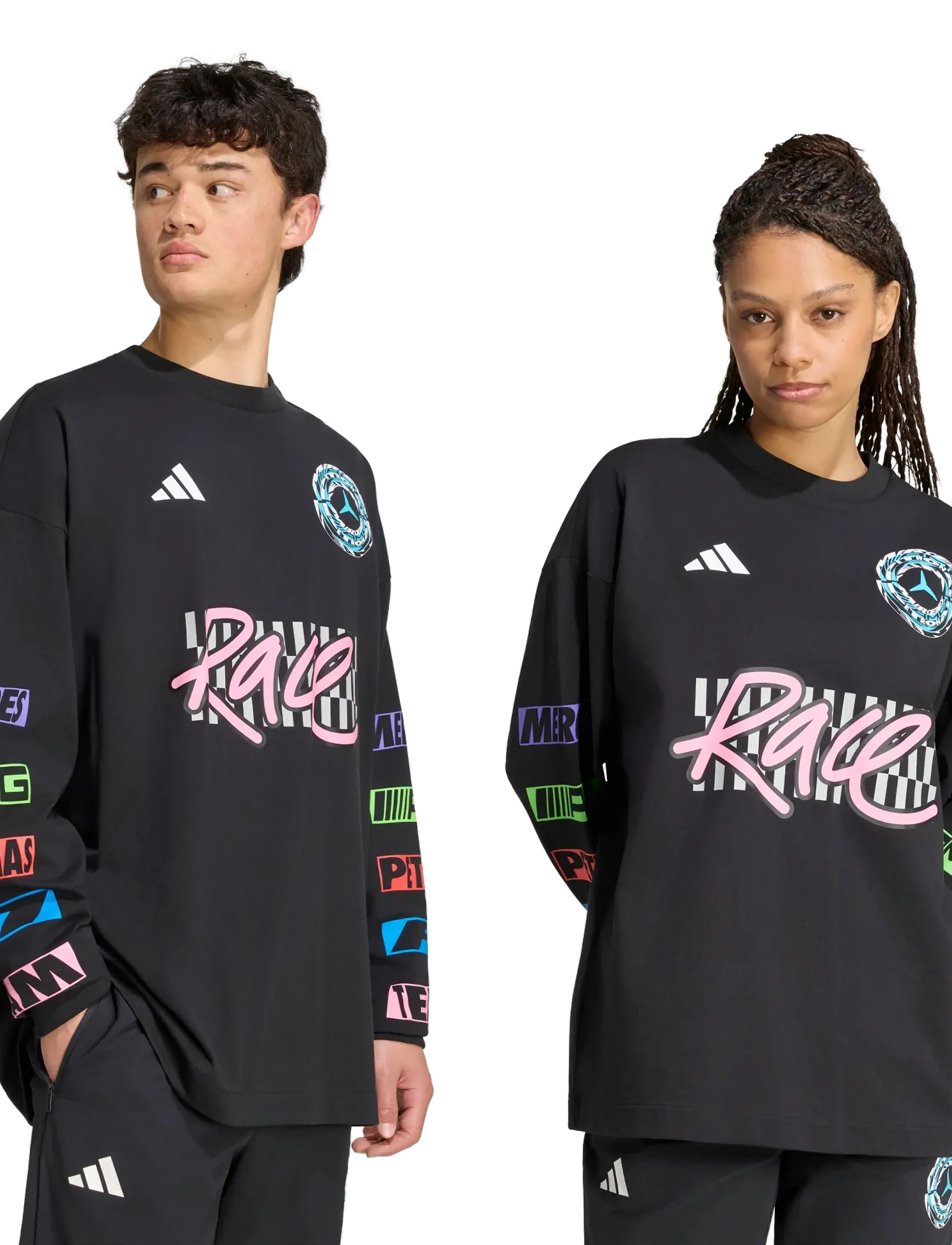 adidas Performance - MER LON LS TEE - black - 2