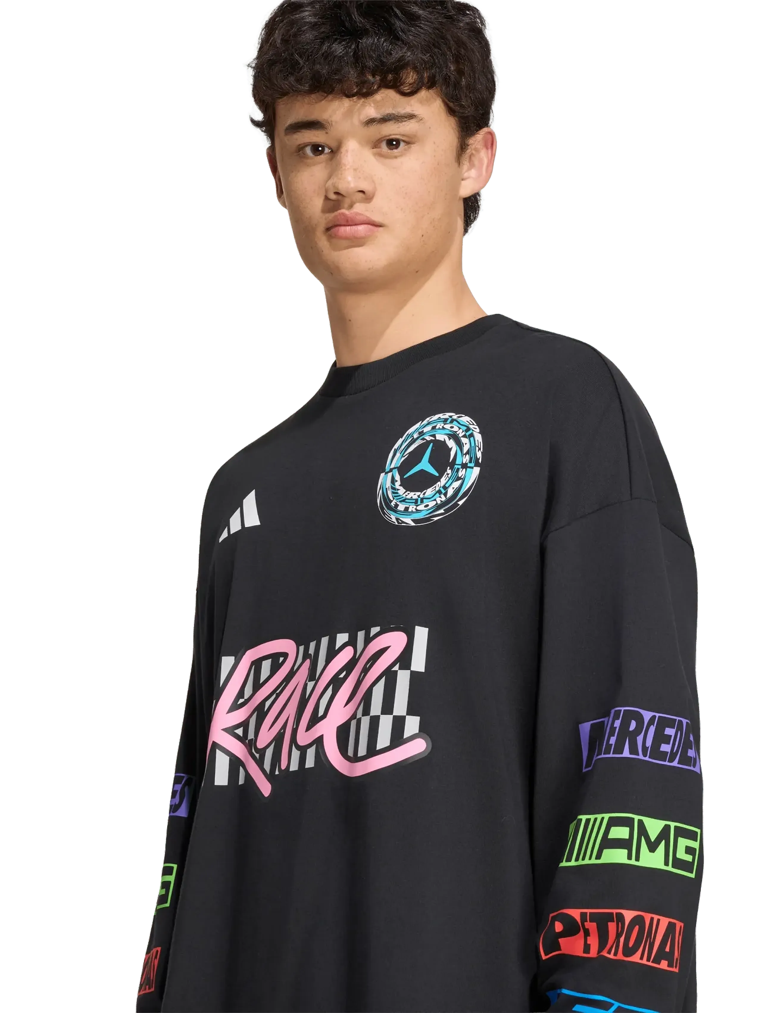 adidas Performance - MER LON LS TEE - black - 4