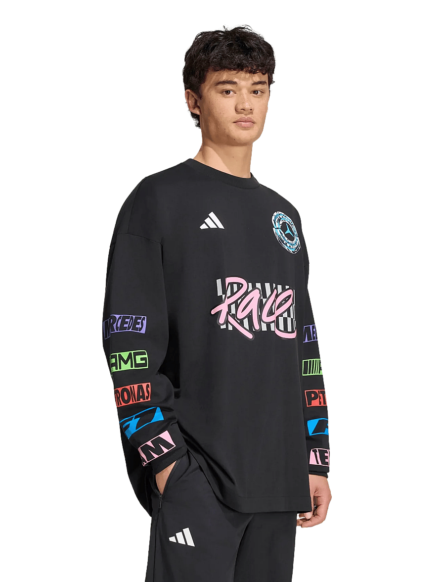 adidas Performance - Mercedes AMG Petronas F1 Team Long-Sleeved TEE - longsleeved tops - black - 5