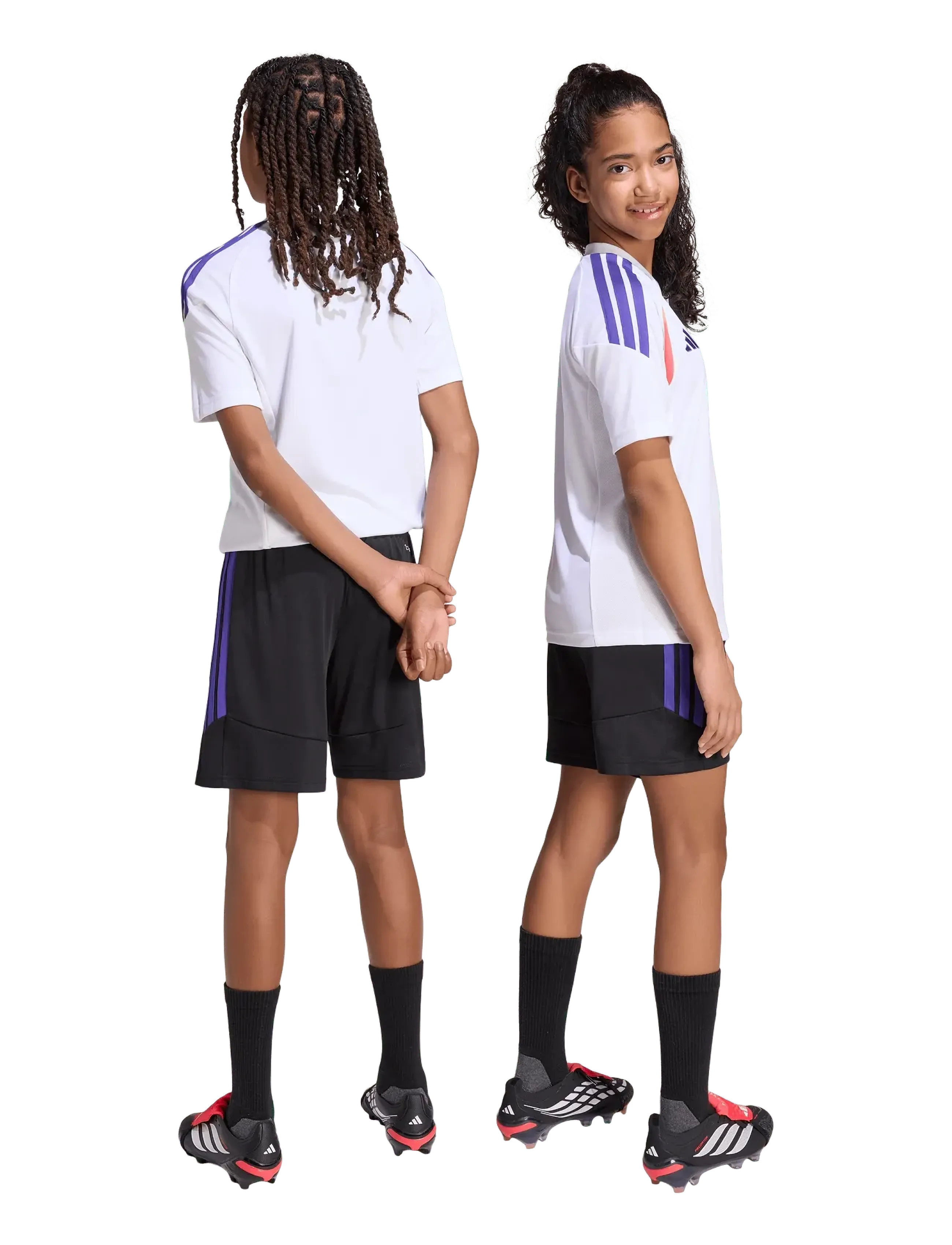 adidas Performance - TIRO26L SHO Y - sportshorts - black/purpur - 4