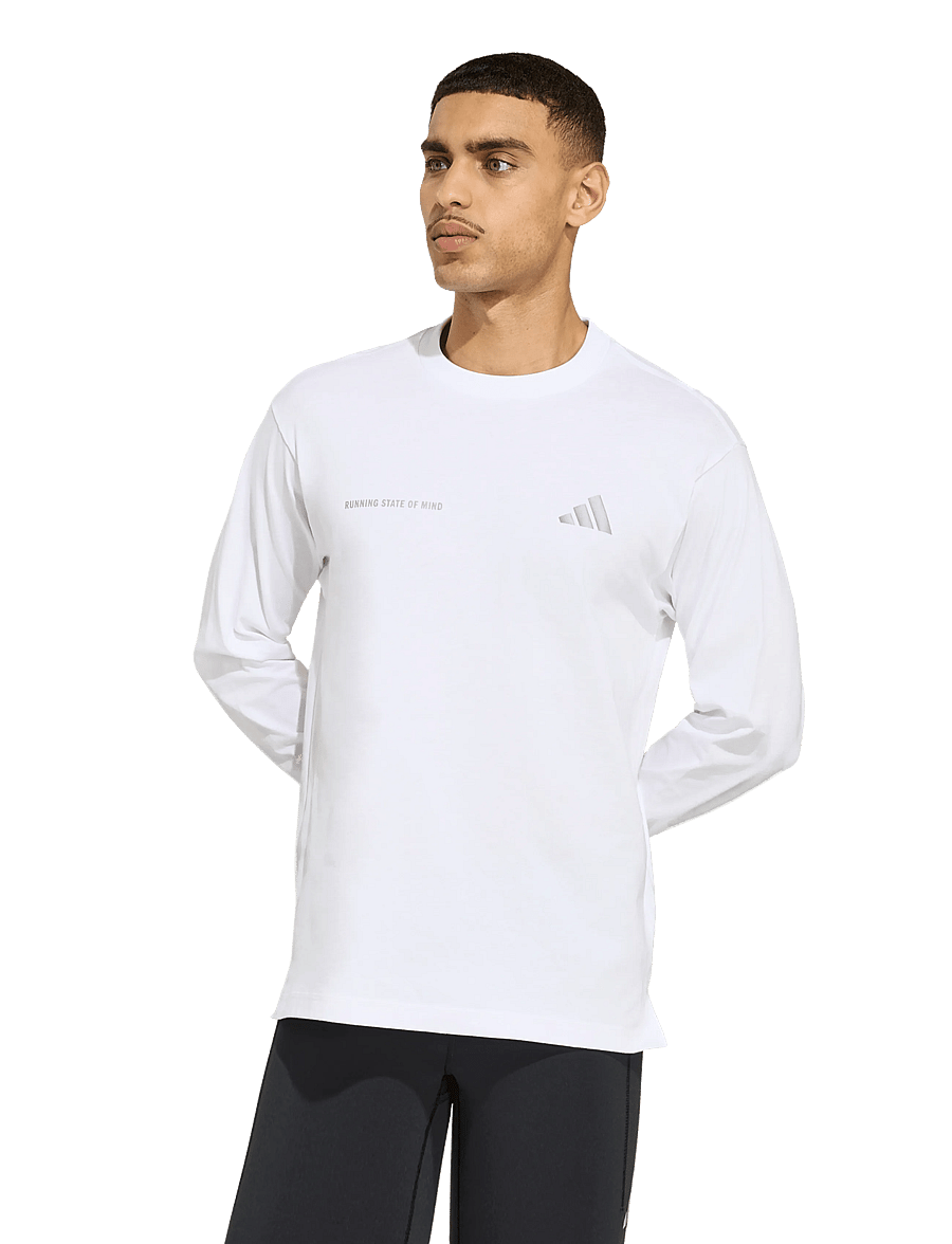 adidas Performance - RCC LS UF - langærmede t-shirts - white/refsil - 2