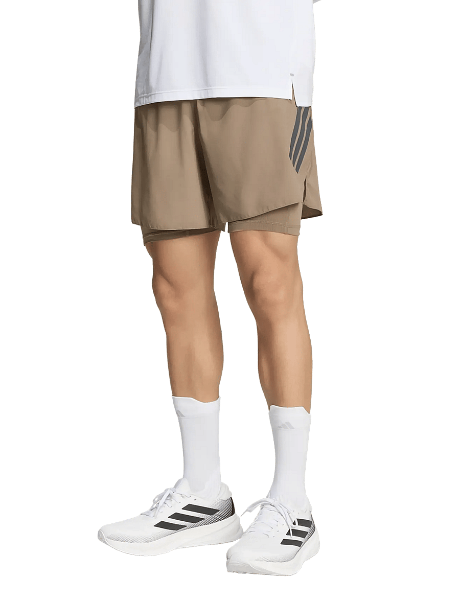 adidas Performance - ADI365/// 2i1 M - laufshorts - khasix/black - 0