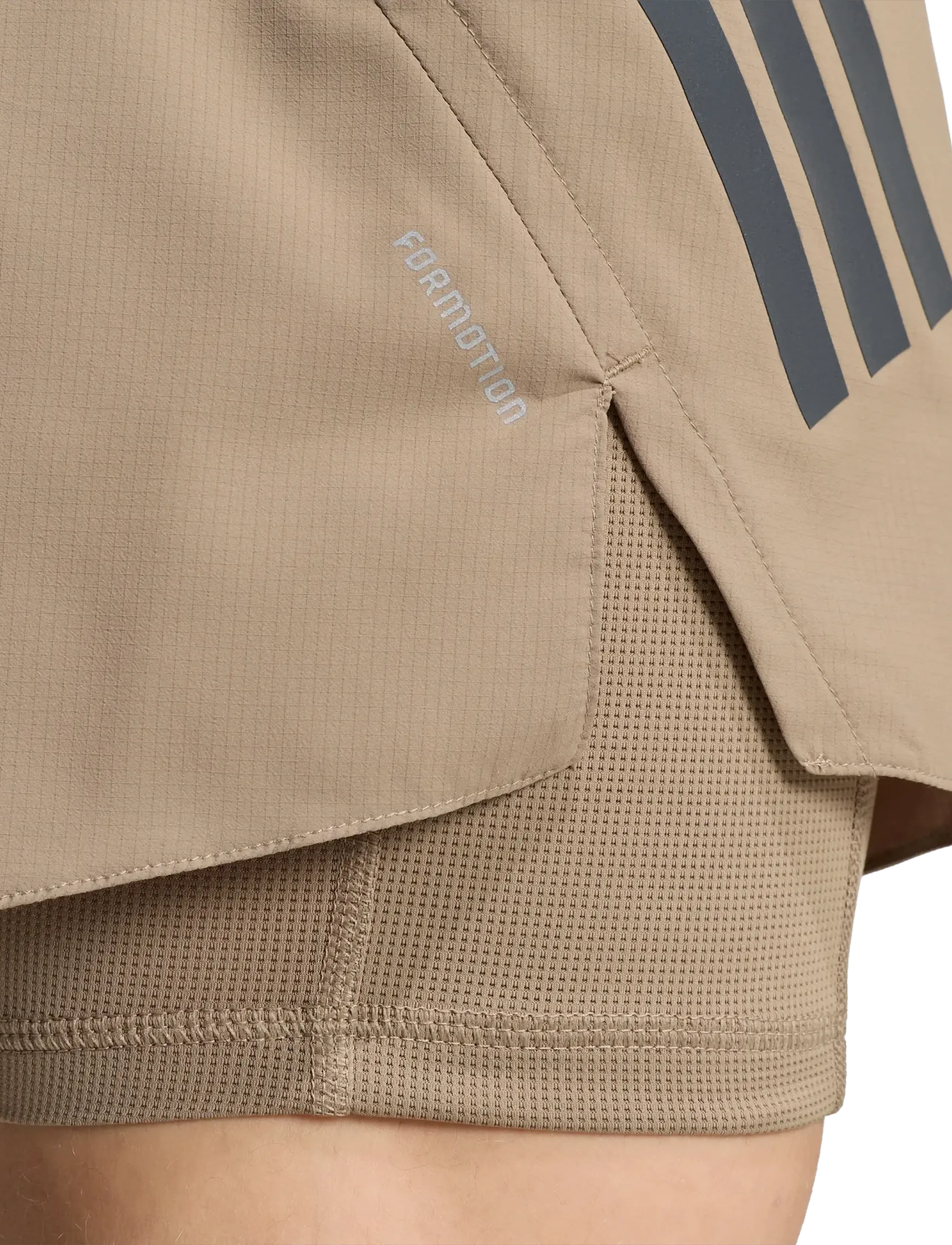 adidas Performance - ADI365/// 2i1 M - laufshorts - khasix/black - 2