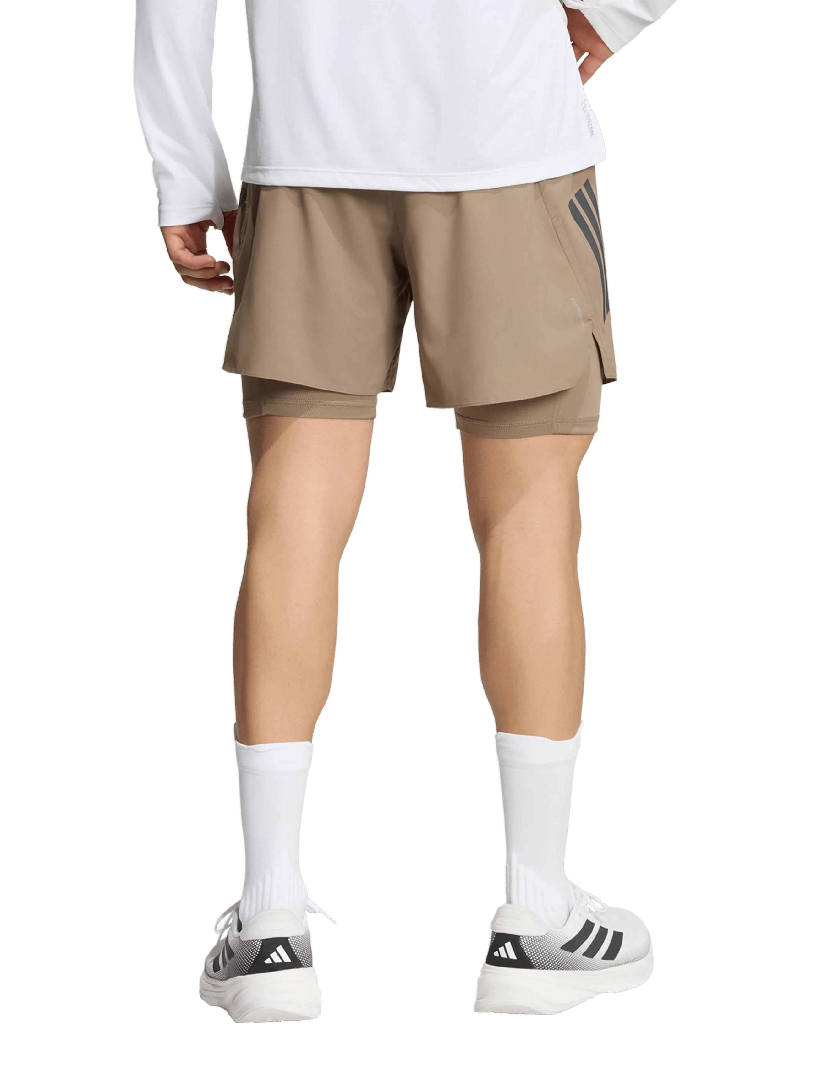 adidas Performance - ADI365/// 2i1 M - löparshorts - khasix/black - 2