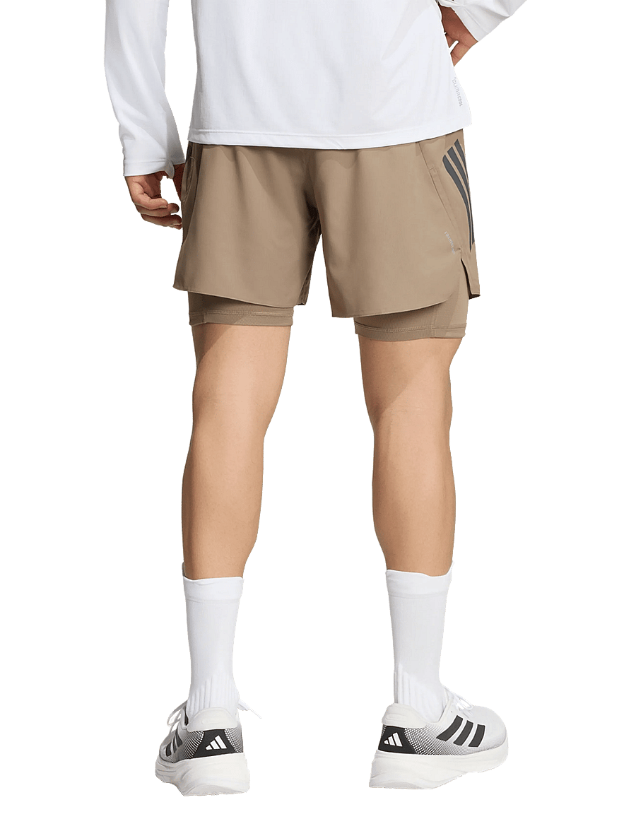 adidas Performance - ADI365/// 2i1 M - löparshorts - khasix/black - 2