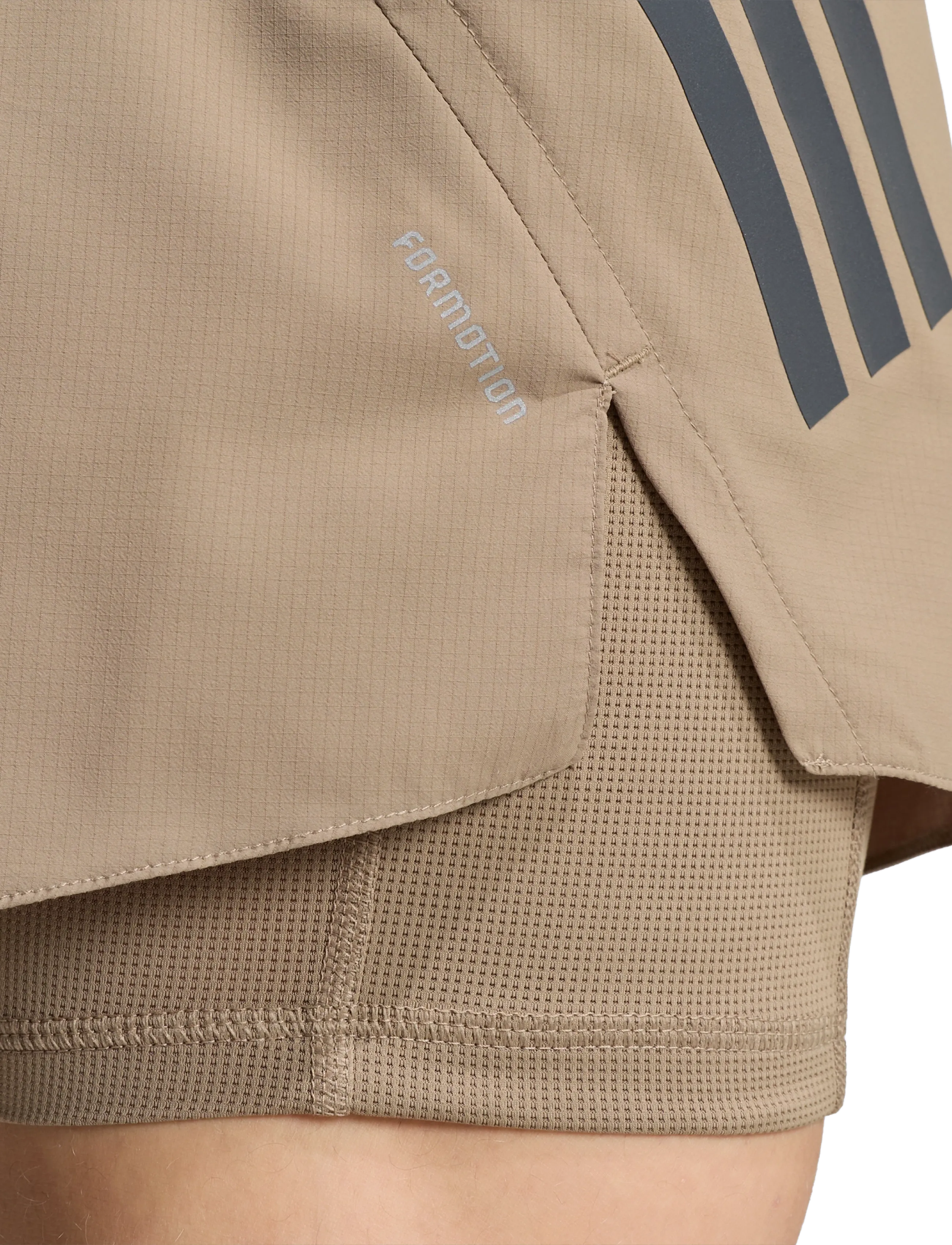 adidas Performance - ADI365/// 2i1 M - löparshorts - khasix/black - 4