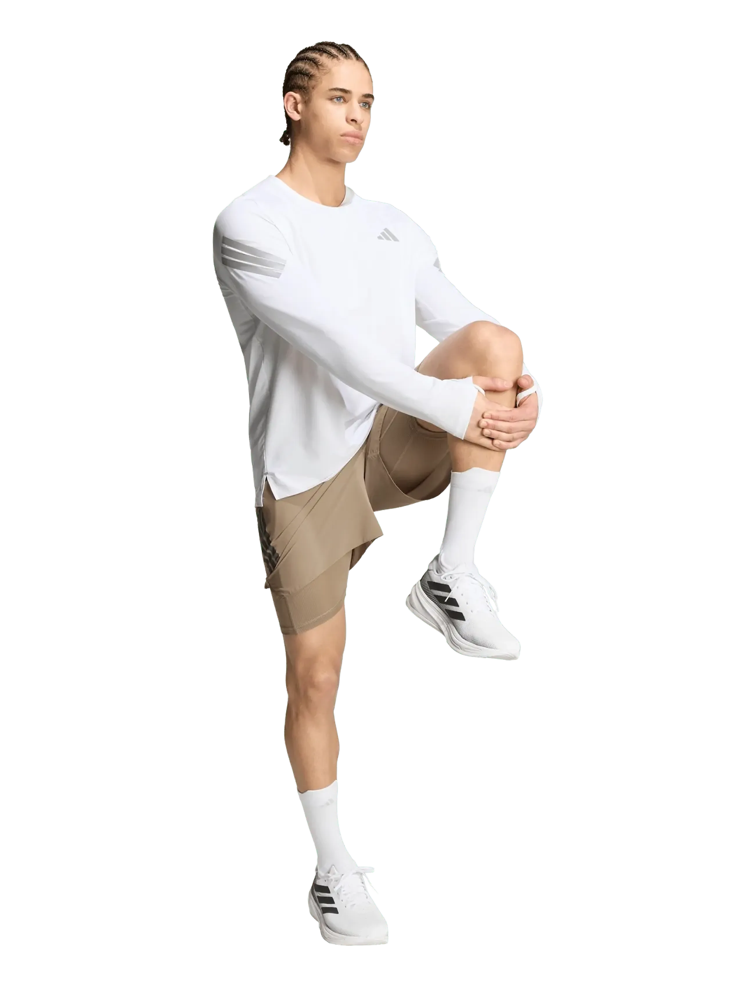 adidas Performance - ADI365/// 2i1 M - laufshorts - khasix/black - 5