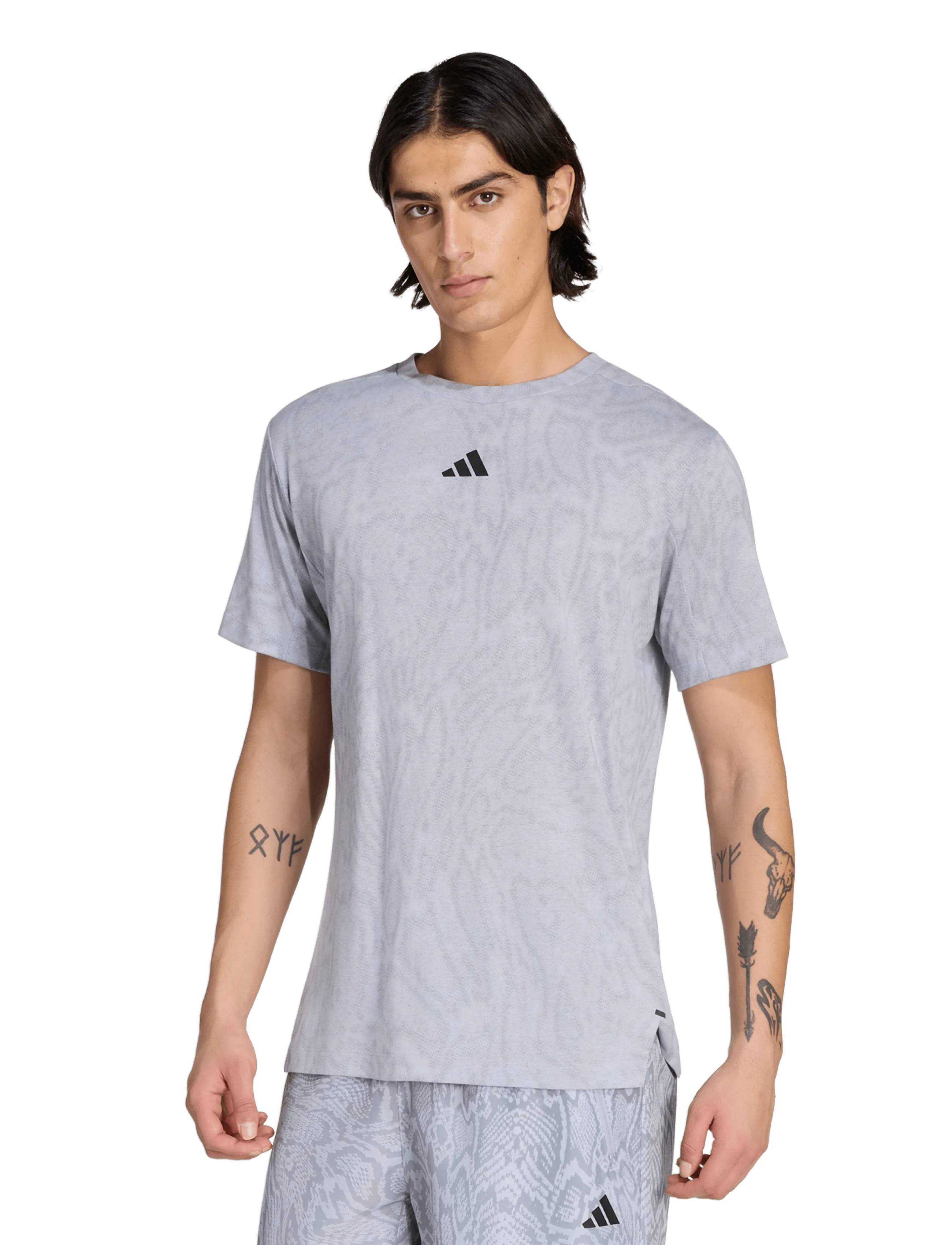 adidas Performance - D4T PrimeLift T - t-shirts - halsil/grey - 2