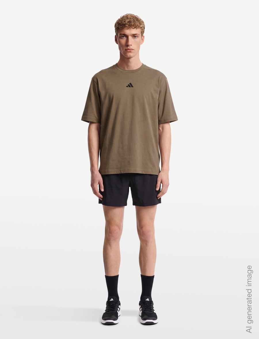 adidas Performance - OVERSIZE TEE - t-shirts - khasix - 0