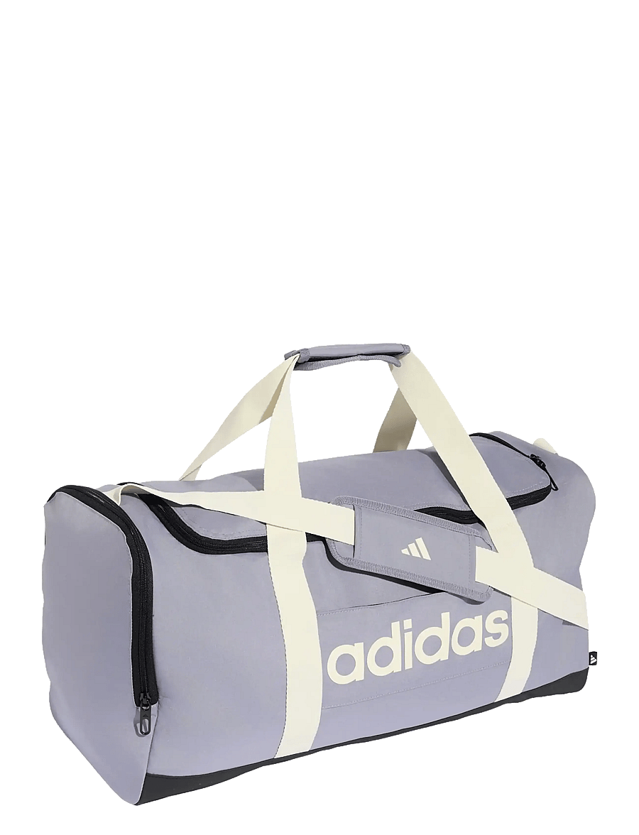 adidas Performance - LINEAR DUFFEL M - träningsväskor - slate/ivory - 3