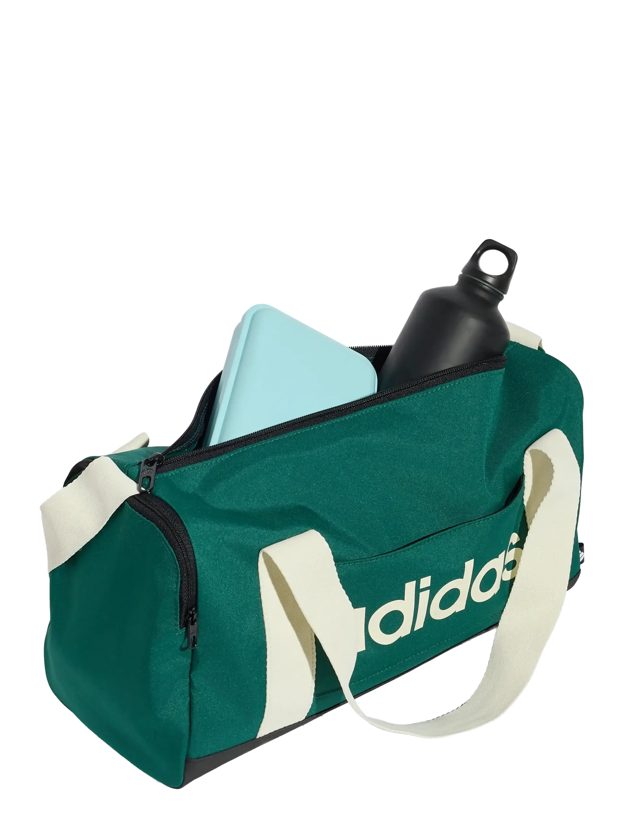 adidas Performance - LINEAR DUFF XS - treeningkotid - cgreen/ivory - 2