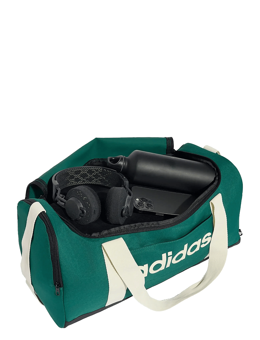 adidas Performance - LINEAR DUFFEL S - træningstasker - cgreen/ivory - 2