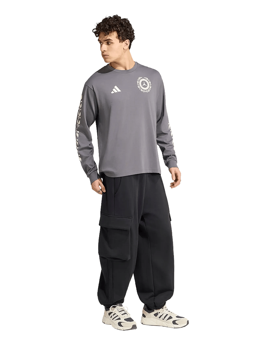 adidas Performance - MER SA TEE LS M - langarmshirts - granit/owhite - 3