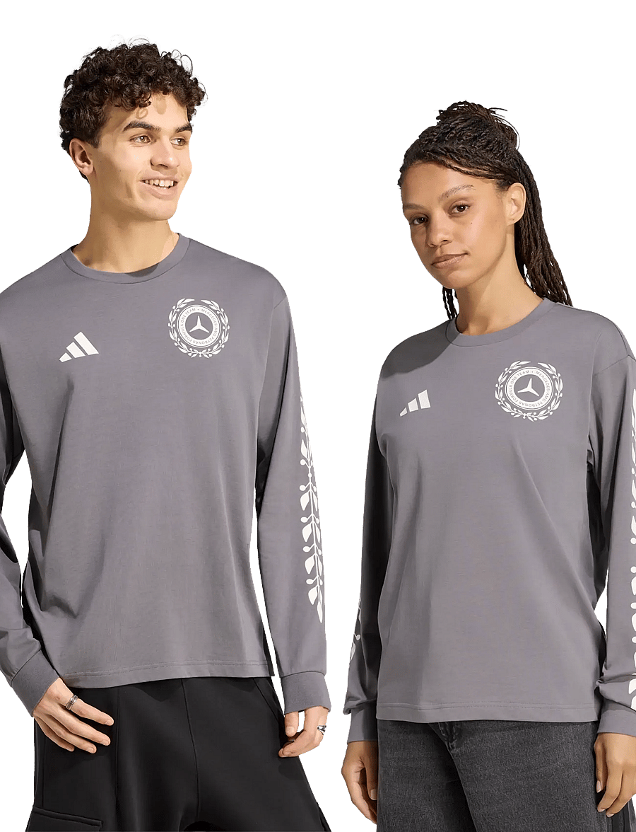 adidas Performance - MER SA TEE LS M - langarmshirts - granit/owhite - 5
