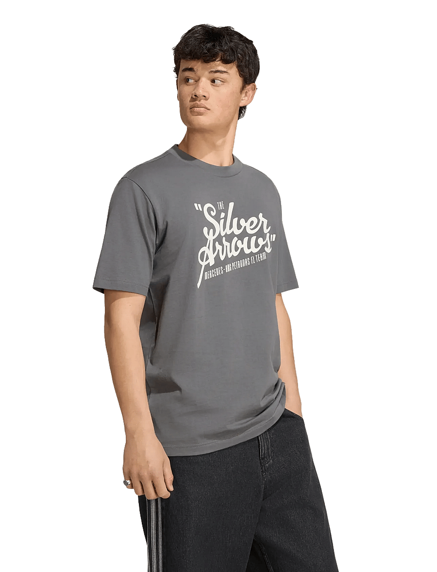 adidas Performance - MER SA TEE 03 - t-shirts - granit/owhite - 0