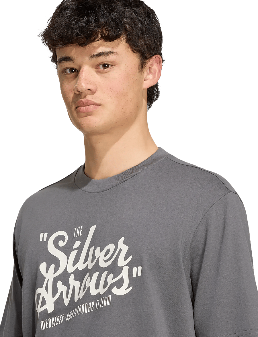 adidas Performance - MER SA TEE 03 - t-shirts - granit/owhite - 2