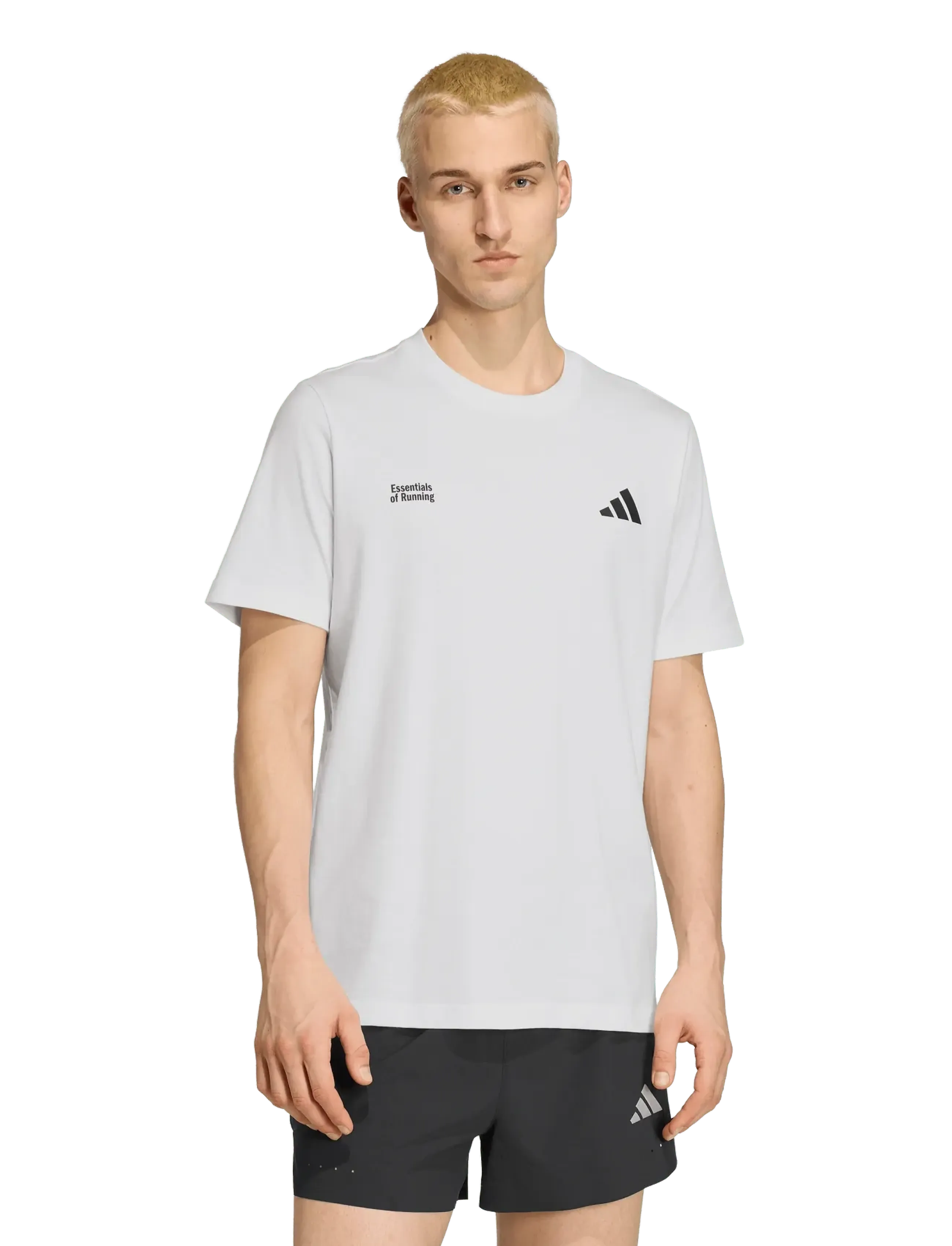 adidas Performance - M RUN ESS G T - t-särgid - white - 2