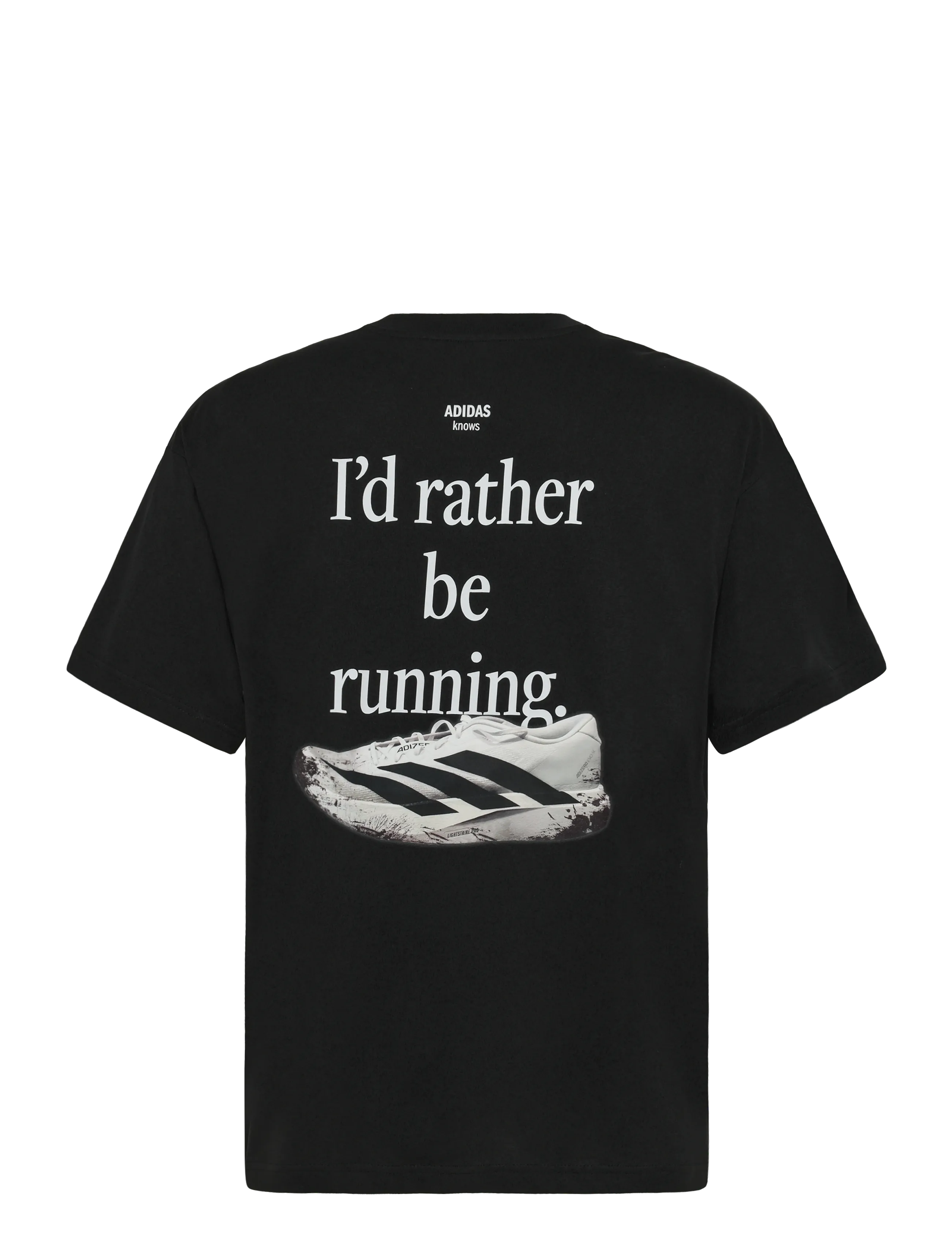adidas Performance - U RUN CAT G T - t-shirts - black - 2
