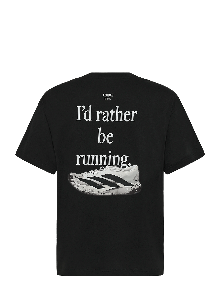 adidas Performance - U RUN CAT G T - t-shirts - black - 2