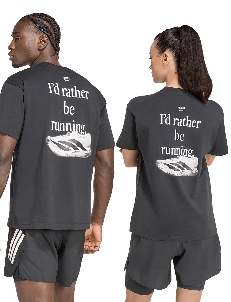 adidas Performance - U RUN CAT G T - t-shirts - black - 4