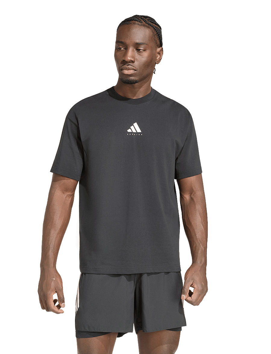 adidas Performance - U RUN CAT G T - t-shirts - black - 5
