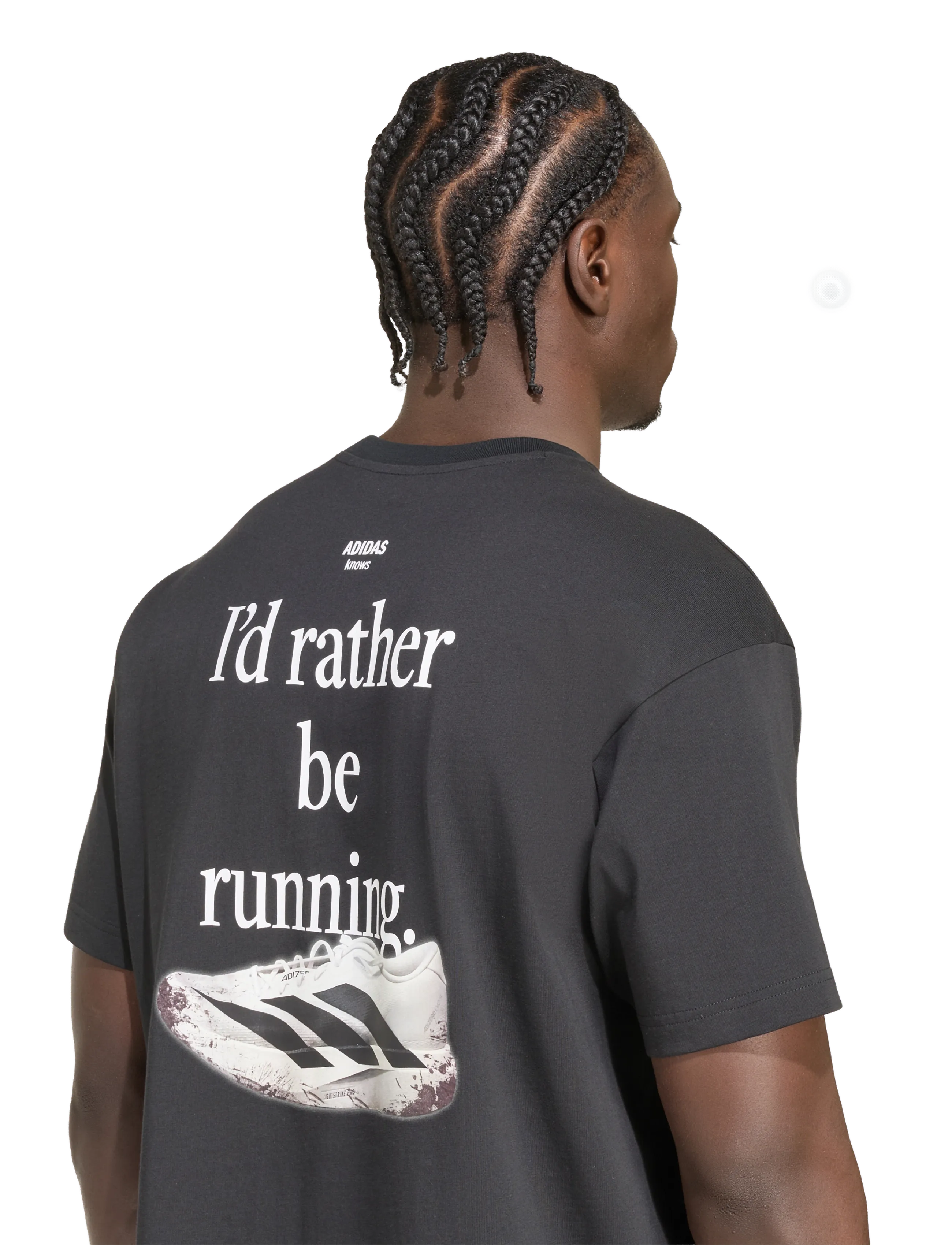 adidas Performance U RUN CAT G T - Tänavastiil - BLACK / black