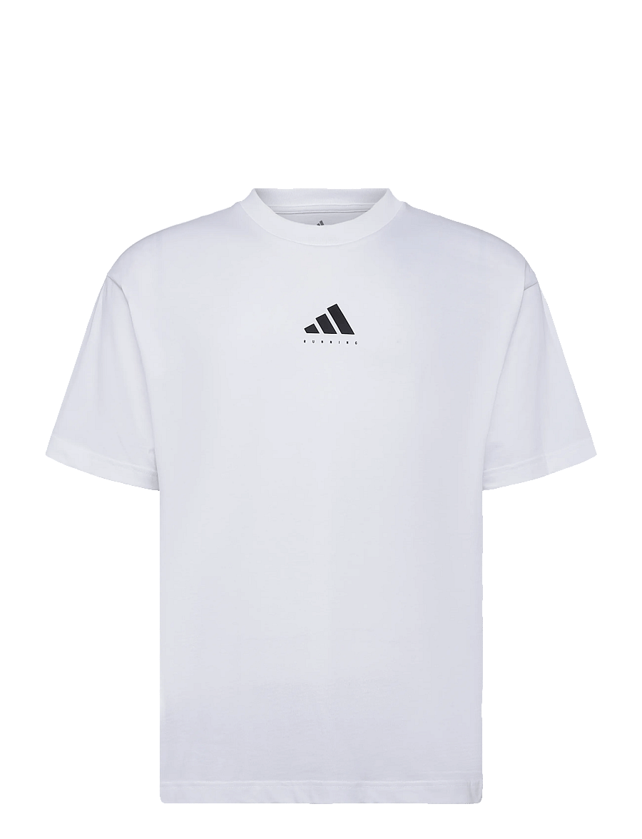 adidas Performance - U RUN CAT G T - t-shirts - white - 1