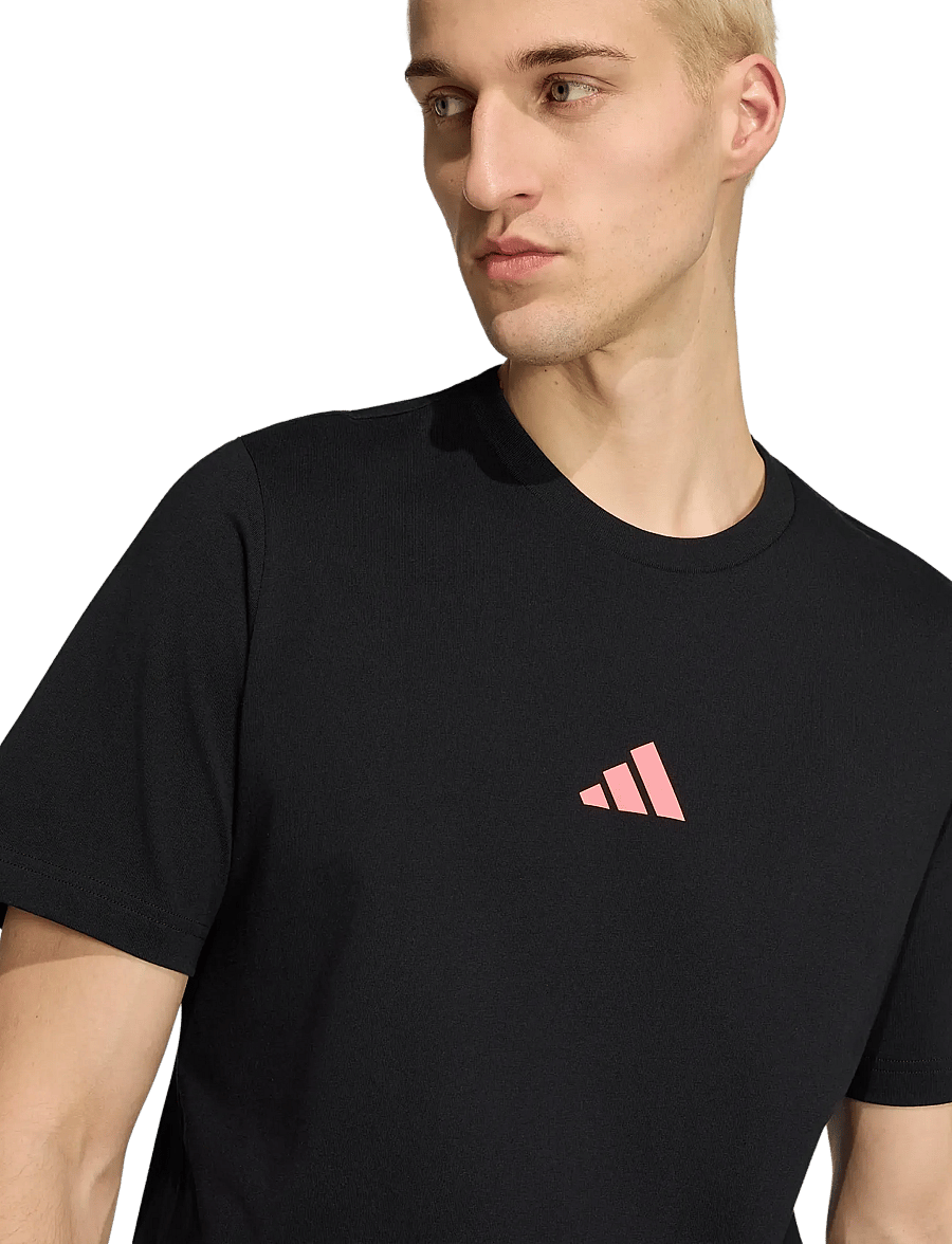 adidas Performance - M SLOGAN G T - t-shirts - black - 3