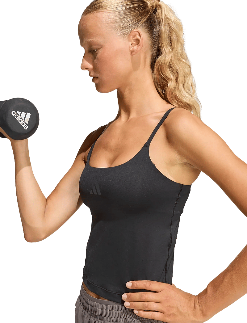 adidas Performance - OPTIME LS TANK - t-skjorter - black/carbon - 4