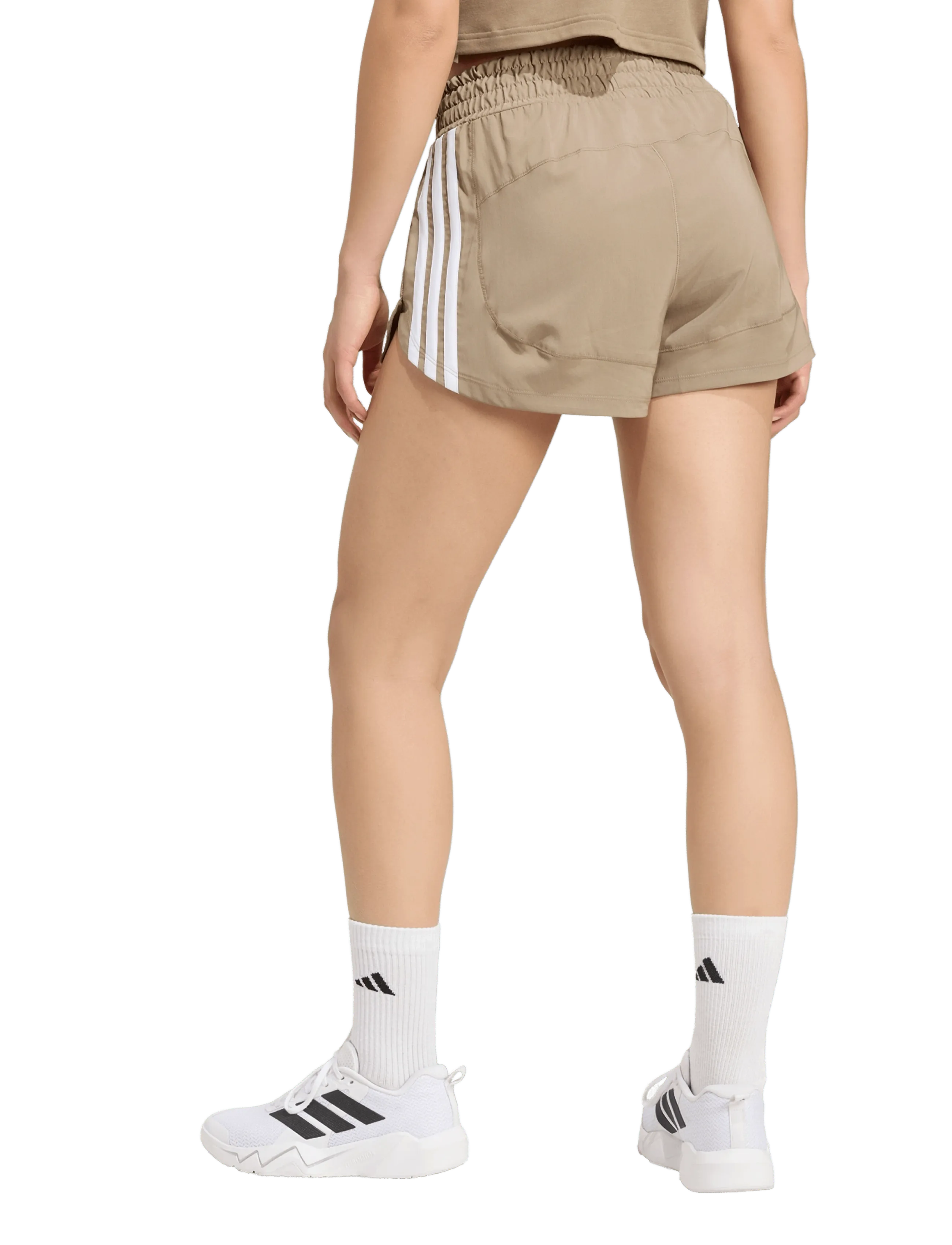 adidas Performance - PACER HIGH W - træningsshorts - khasix/white - 2