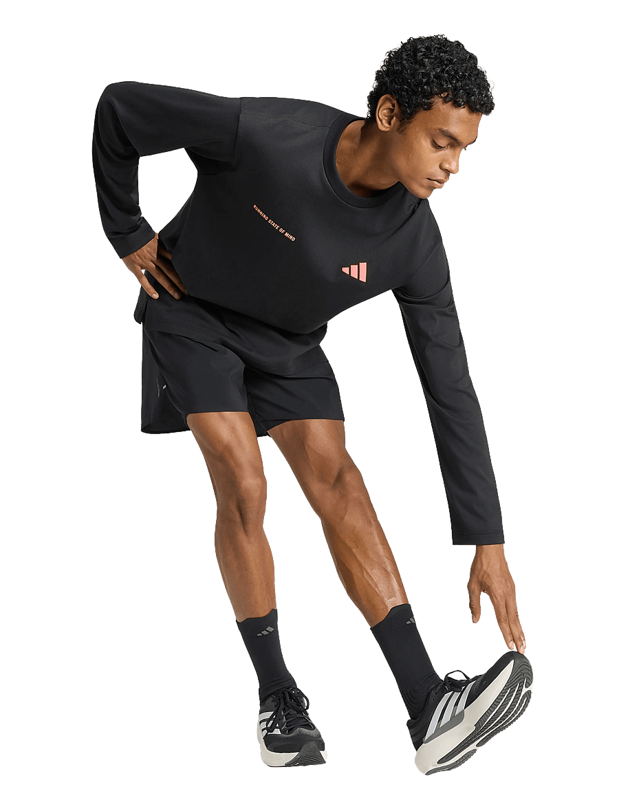 adidas Performance - RCC LS UF - langærmede t-shirts - black/soltur - 0