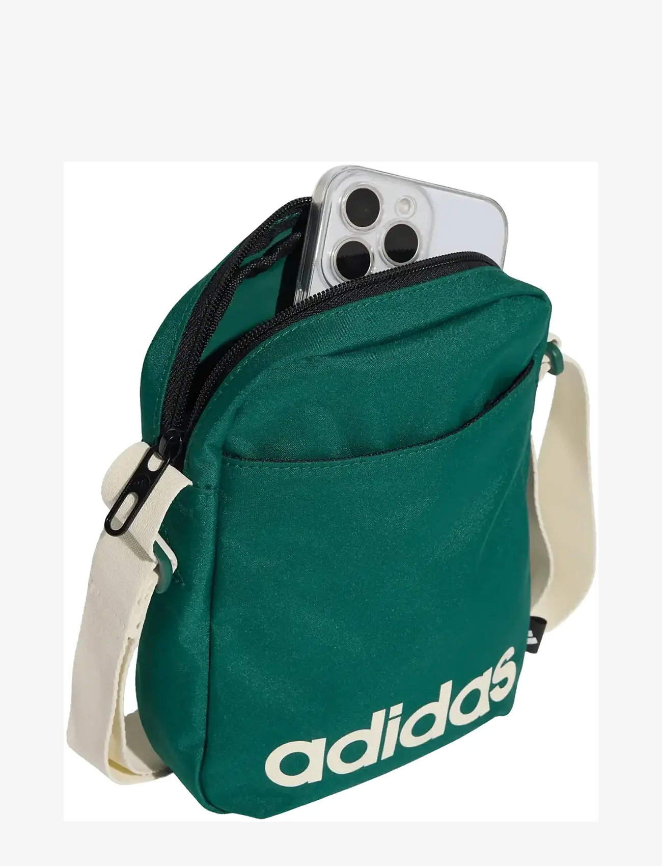 adidas Performance - LINEAR ORG - crossbody & bæltetasker - cgreen/ivory - 2