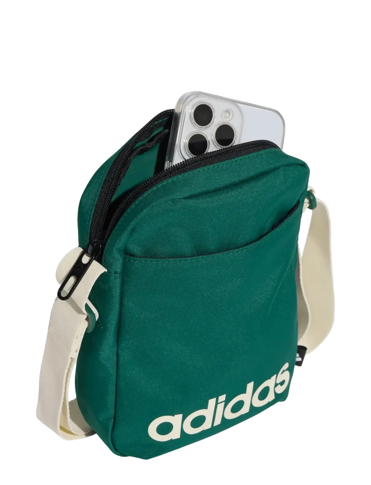 adidas Performance - LINEAR ORG - crossbody & bum bags - cgreen/ivory - 2