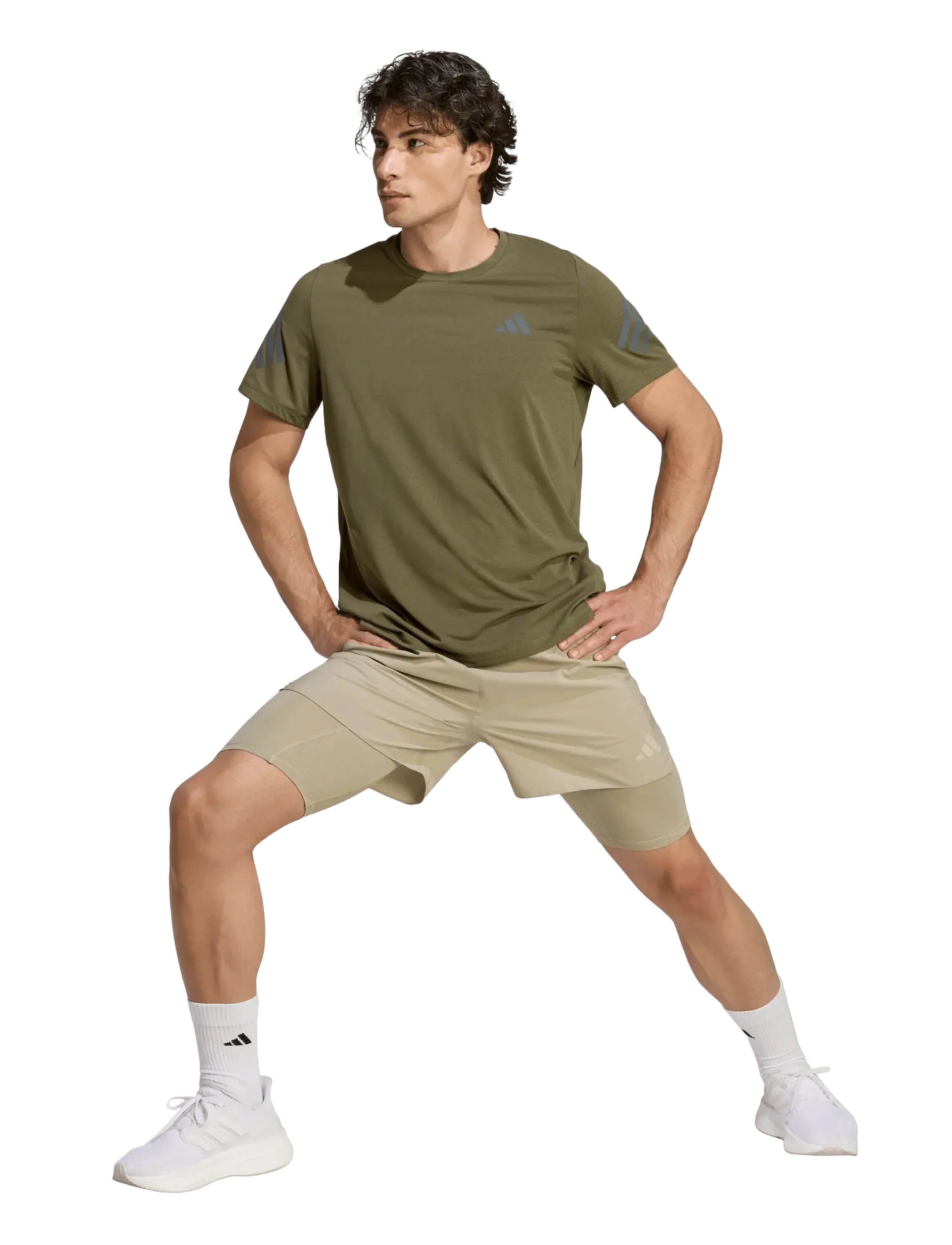 adidas Performance Adi365/// T M, Mænd, Trænings T-shirt, Kakigrøn, Str: XL